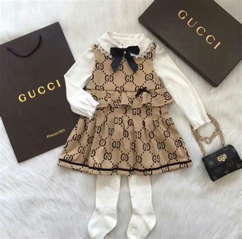 gucci baby set sale|gucci dress for baby girl.